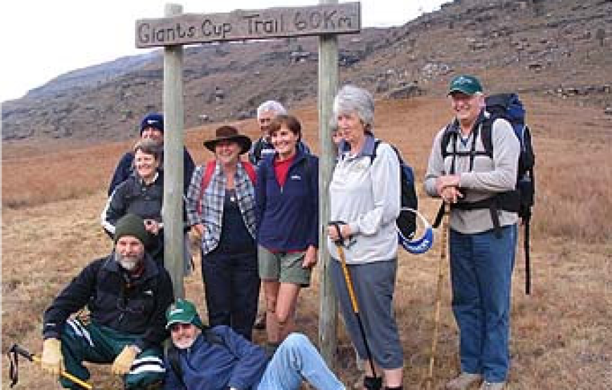 Southern Drakensberg Mountains-Giant Cup 4 Nights/ 5 Days- Hiking!